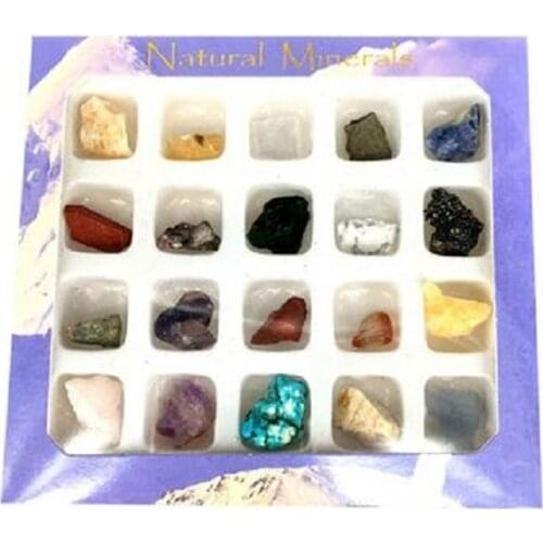 20pcs Stone Collection Art Ornament Decoration Stones and Crystals Natural Stones Minerals Piedras Decorativas Home Decoration