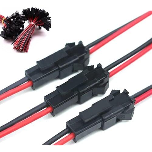 20pcs Male to Female Plug Terminal Wire Connector Terminal Line for LED Downlight Ceiling Lamp Waterproof Terminal Connector