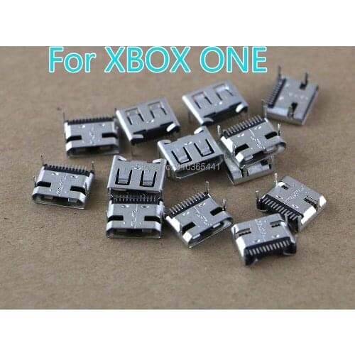 40pcs/lot Replace Original Headphone Audio Jack Earphone Connector Charging Socket Port For Xbox One Gamepad Controller