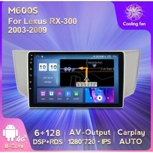 4G lte Android 11 Car Radio multimedia video player For Lexus RX300 RX330 RX350 RX400H 2004 2005-2009 navigation GPS Carplay SWC