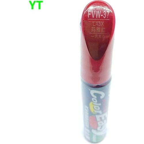 Car scratch repair pen, auto painting pen red color for volkswagen polo golf 6,7 touran passat tiguan CC ,car painting pen