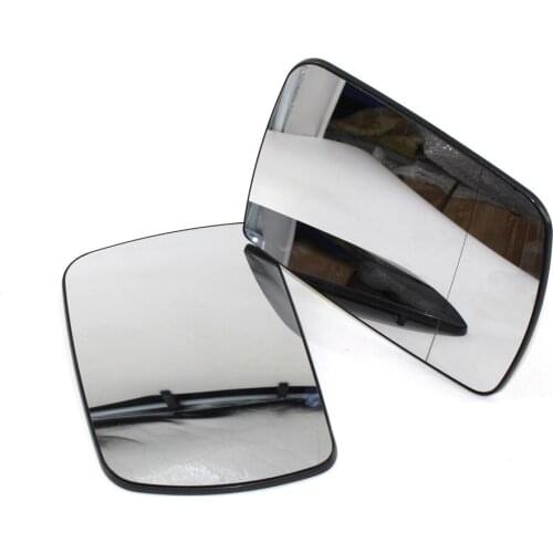 White & Blue Rearview Lens Glass with heating function For BMW X5 E53 1999-2006