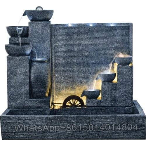 Large water curtain wall,water screen,indoor water fountain ornament, waterscape garden decoration,outdoor fish pond water wall