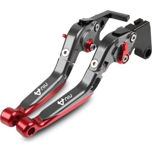 CNC Aluminum Motorcycle Accessories Folding Extendable Brake Clutch Lever Adjustable Extendable For N1S U+ U1 M1 M+ Uqi Nqi NGT