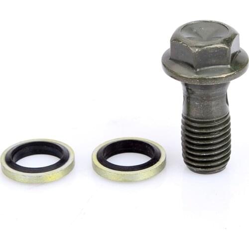 Drain Oil Cooler M10 *1.0/1.25 Brake Tubing Screw For ATV Scooter Pit Dirt Bike