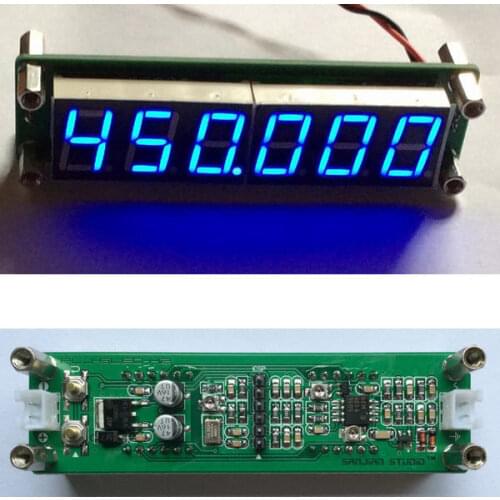 DYKB 6LED 1MHz to 1000 MHz RF Frequency Counter Cymometer meter measurement LED Digital Display FOR Ham Radio amplifier