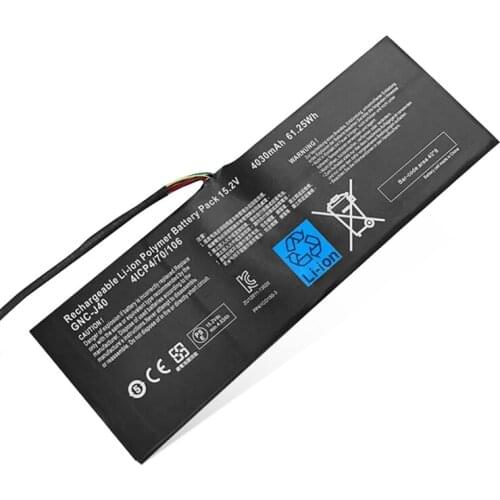 GNC-J40 New 4030mAh Laptop Battery For GIGABYTE P34W P34K P34F P34G V2 V3 V4 V5 V7 15.2V 61.25WH+Tracking Number