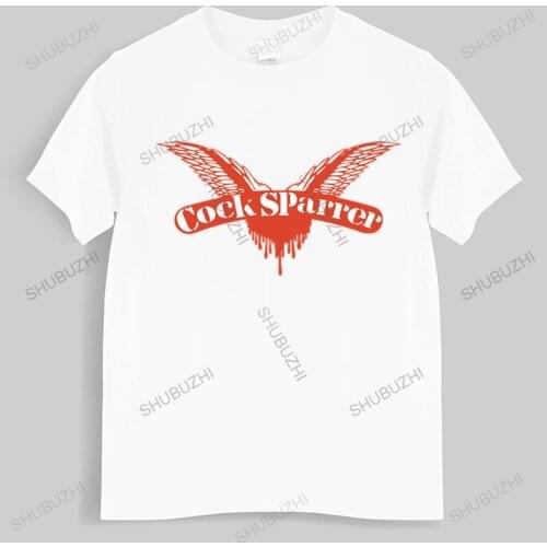 Men o-neck tshirt fashion brand t-shirt black new men t shirt COCK SPARRER CLASSIC WINGS LOGO T-SHIRT rock punk euro size