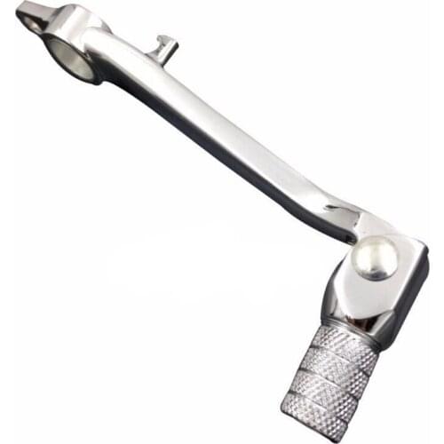 Chrome Folding Brake Shift Pedal Foot Lever For Kawasaki ZX6R 636 ZX-6RR 2003-2004 Motorcycle