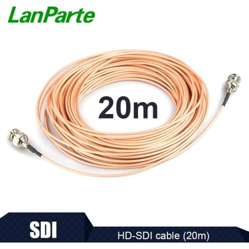 Lanparte 20m HD SDI Cable with BNC to BNC Coaxial Cable Design for DSLR SLR Camera Accessories
