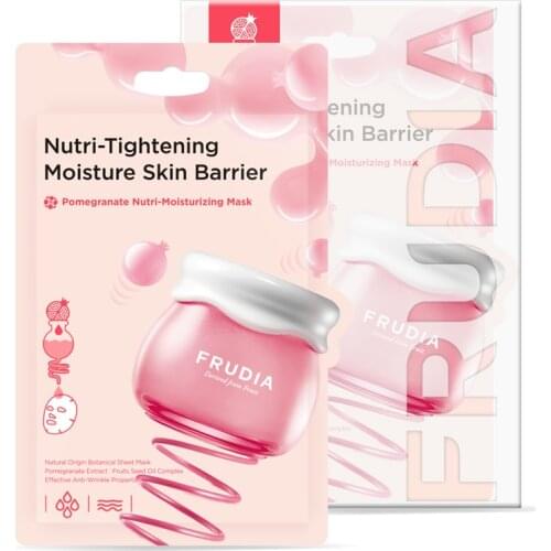 Facial Mask - Pomegranate Nutri-Moisturizing Sheet Mask(5pcs) Frudia Cream Moisturize Essence Face Care Skin Care Korea Cosmetic