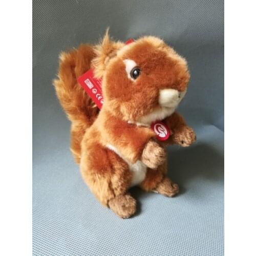 Lovely cartoon squirrel plush toy about 15cm soft doll baby toy birthday gift h0900