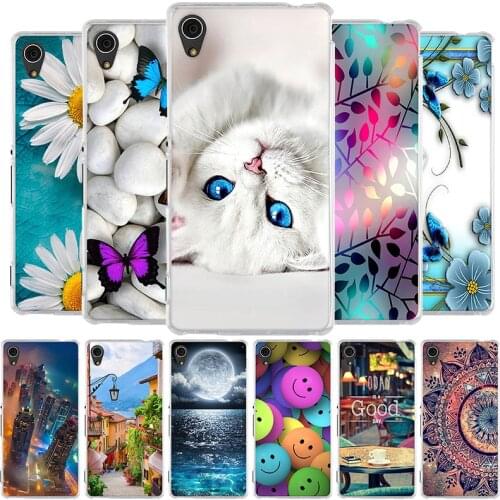 For Cover Sony Xperia M4 Aqua Case Soft Silicone Case for Sony Xperia M4 Aqua Cover for Sony M4 Aqua Dual E2303 E2333 E2353 Bags