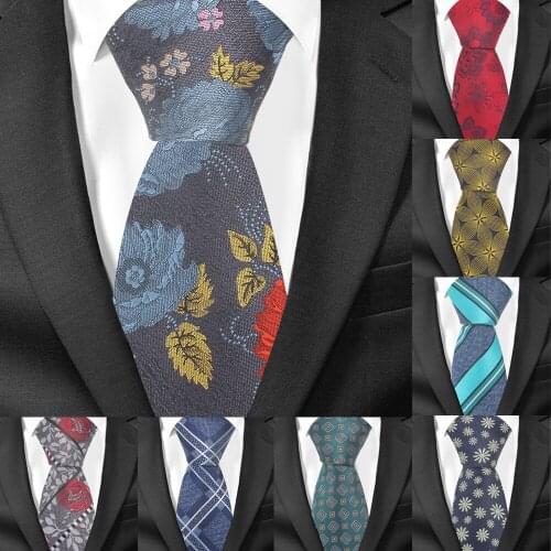 New Floral Ties For Men Women Fashion Skinny Striped Neck Tie For Wedding Casual Mens Necktie Classic Suits Slim Neck Tie Cravat
