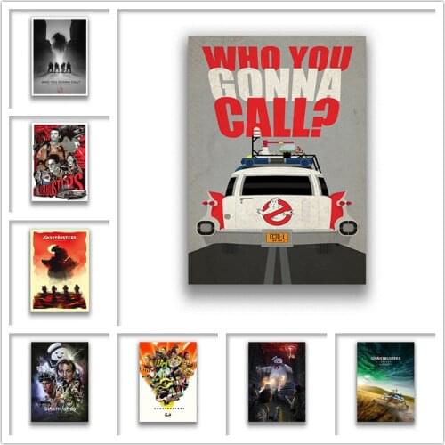 Ghost Hunting Team White Coated Paper Prints Home Decoration for Livingroom Bedroom Home Art Brand