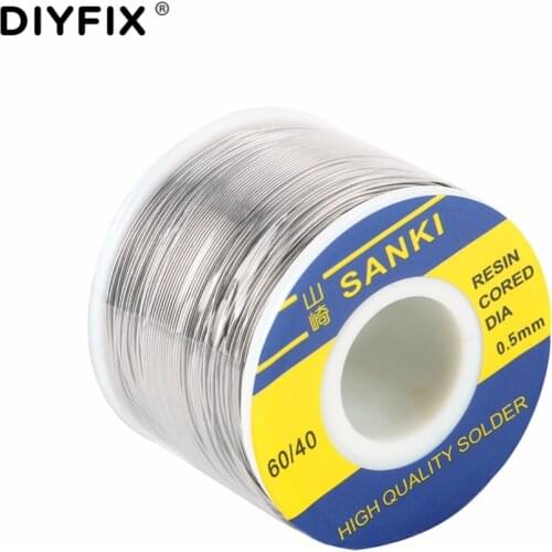 DIYFIX 0.3/0.4/0.5mm 250g 60/40 Rosin Core Tin Lead Solder Wire Soldering Welding Flux Tin Wire Reel Spool