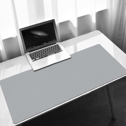 Gray Desk Pad Mouse Pad Gamer Anime Gaming Mousepad Pc Gamer Complete Table Mat Deskmat For Office Gamers Accessories Carpets