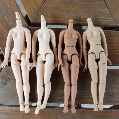 Joint Body 21cm For 30cm 1/6 Blyth Doll with Big Breast Different skin color white tan dark skin Suitable for DIY toy gift