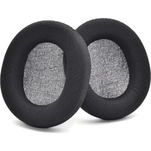 Replacement Fabric Ear Pads Earpad Ear Cushion for -KINGSTON -HyperX Cloud CORE / Cloud II headphones