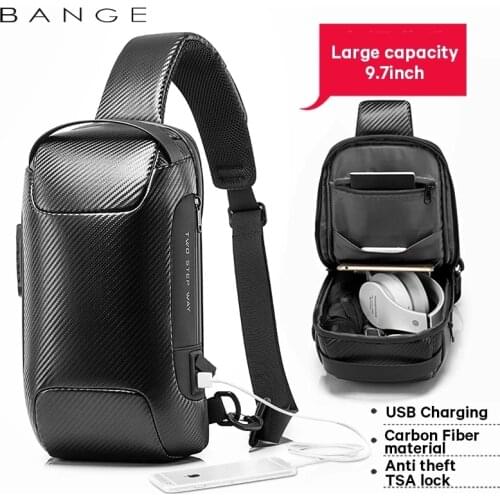 New Waterproof Multifunction Crossbody Bag Shoulder Messenger Bags Male Short Trip Chest Bag Pack for Men