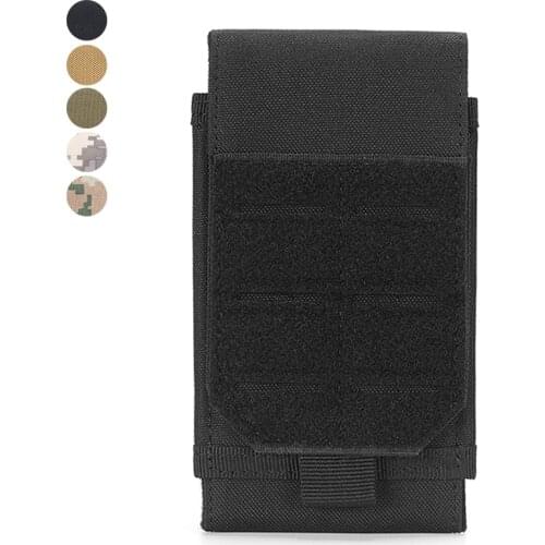 7" Tactical Molle Laser Phone Bag EDC Accessory Kit Cellphone Case Holder Gadget Bag Waist Belt Pouch