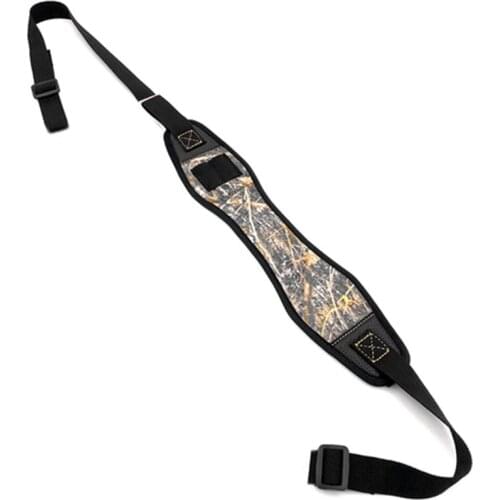 Tactical Adjustable Two Point Multi-function Gun Sling Camouflage Rifle Sling Swivel Quick Detach QD Strap for Hunting Shooting