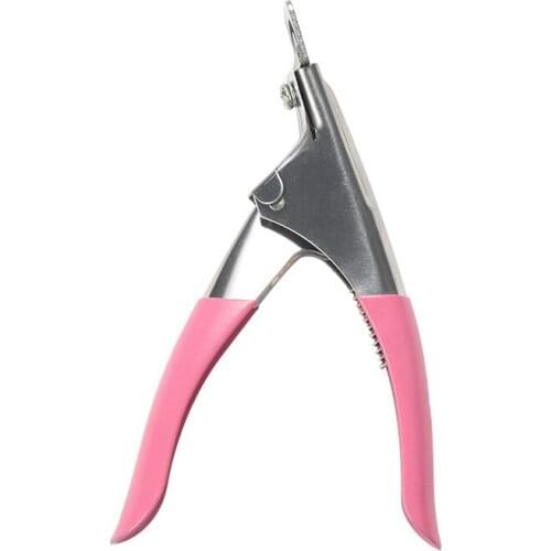 Nail U-shaped One Line Scissors Stainless Steel French Extension Armour Manicure Round/square Manicure False Nail Scissor Knife