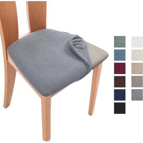 1/2/4/6PCS Jacquard Chair cushion cover removable Anti-dirty Chair cover for Kitchen Wedding banquet Dining Room Chair covers