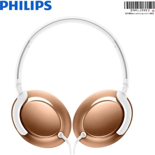 100% Original Philips Professional SHL4805 Wired Control HIFI Earphone with 3.5mm L-Type Plug With Mic