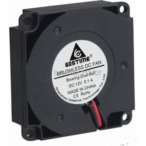 2PCS Gdstime 3D Printer Turbo Blower Cooling Fan 4010 12V 40mm x 40mm x 10mm