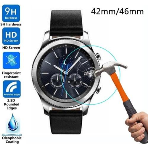 2pcs Tempered Glass Screen Protector for Samsung Galaxy Watch 42mm Film for Samsung Galaxy Watch 46mm For Samsung S4 Watch
