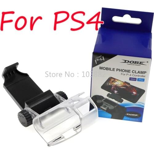 20pcs Game Controller Smart Phone Clip Clamp Mount Adjustable Bracket Handset For Android smart phone Holder For PS4 Controller