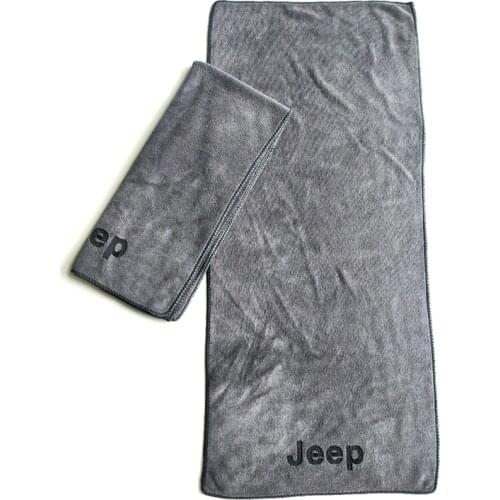 75*35Cm For Jeep Renegade Wrangler JK Grand Cherokee Commander Liberty Compass PatriotCar Wash Towel Car Cleaning Drying Cloth