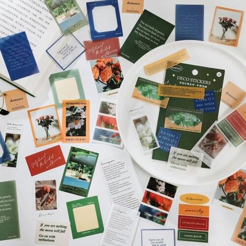 8packs/LOT free fantasy series stationery sticker creative decoration DIY adhesive sticker