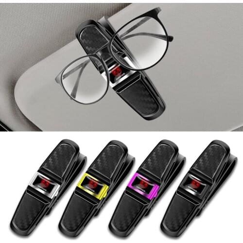 Car Sunglasses Clip Card Holder Eyeglasses Case Shelf For Dodge Charger Ram-1500 Challenger Journey Caliber Nitro Durango