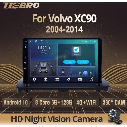 2DIN Android10.0 Car Radio For Volvo XC90 2004-2014 GPS Navigation Stereo Receiver DSP Auto Radio Car Receiver IGO