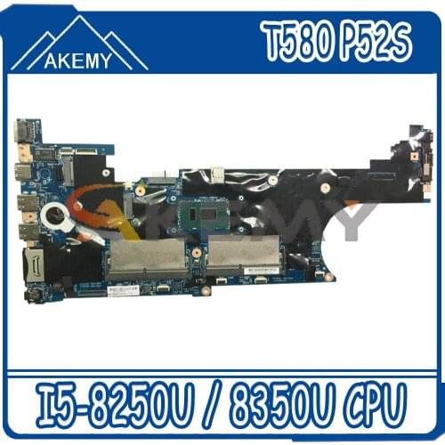 For Lenovo ThinkPad T580 P52S laptop motherboard LTS-2 17812-1 W/ CPU I5-8250U / 8350U DDR4 FRU 01YR240 01YR251 Mainboard