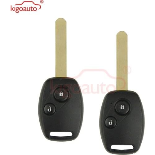 Kigoauto 2pcs 2 button 434 Mhz HON66 with 46 chip for Honda CRV HLIK-1T Remote key