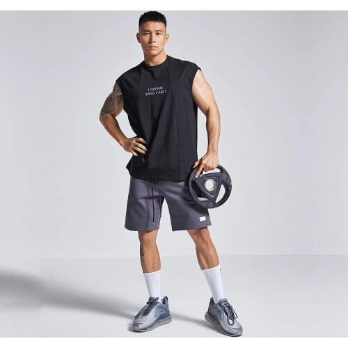 Summer Mens Sports Vest Fashion Brand Fitness Training Sleeveless Basketball Sports Mens Quick Drying Breathable Tank Top