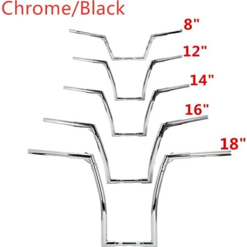Motorcycle 8 12 14 16 18" 1-1/4" Ape Hanger Handlebar For Harley Sportster XL 883 XL1200 48