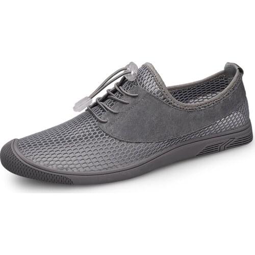 Jumpmore Summer Male Sneakers Breathable Casual Shoes Men Size 37-45