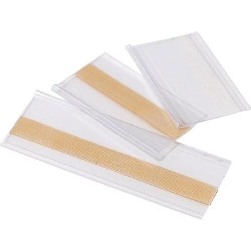 Flat PVC 42MM ADHESIVE CLEAR FLAT DATA STRIP With Adhesive Tape