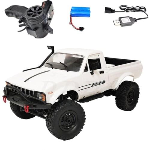 WPL C24-1 Remote Control Car Full Scale Four-wheel Drive Off-road Truck Children Electric Remote Control Car Model