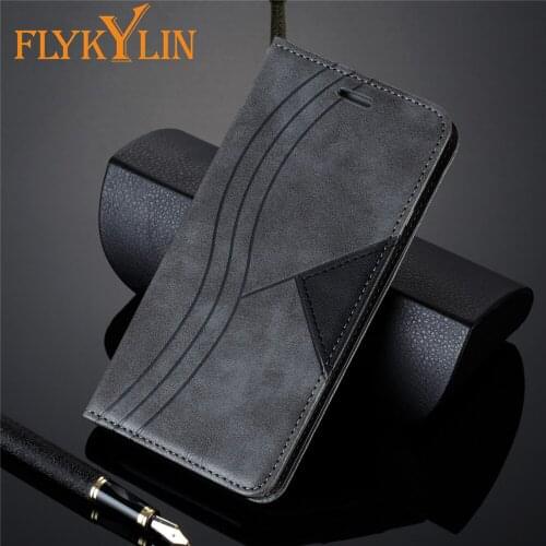 Redmi Note 9S 8 7 Pro Case Geometric Stitching PU Leather Case For Xiaomi 9T CC9 10 Pro Redmi 9 7A 8A 6 Luxury Flip Wallet Cover