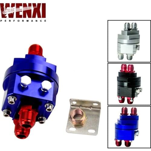 Oil Filter Relocation Male Sandwich Fitting Adapter Kit 3/4-16 M20 x1.5 Oil Filter Cooler Sandwich WX6724