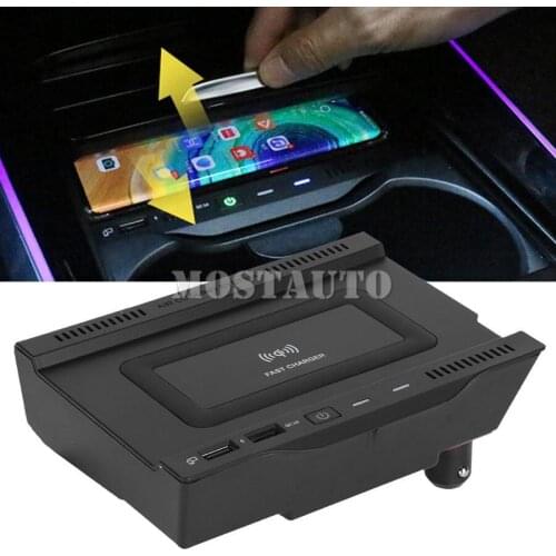 The Phone With QI Wireless Charging For Mercedes Benz A B CLA GLA W177 W247 C118 H247 X247 Wireless Car Charger Plug And Play