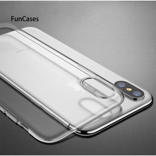 Ultra thin Clear Transparent Silicone Case For iPhone XS MAX XR 6 7 6S Plus Soft TPU Phone Case For iPhone 8 7 Plus 5S 5 SE X XS