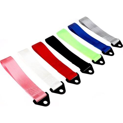 1pcs 26Cm High Strength Nylon Tow Strap Universal Car Racing Tow Ropes