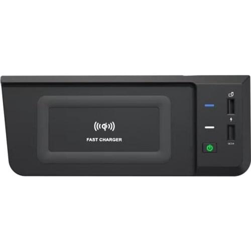 15W Car Qi Wireless Charger Panel Fast Charging Phone Holder Pad USB Charger for - Q5 SQ5 2018-2020