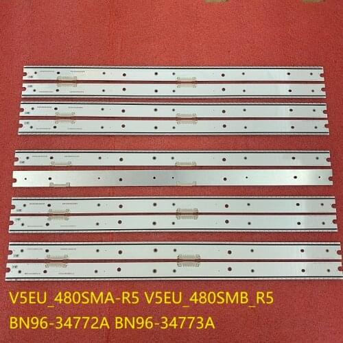 2pcs/set LED Backlight Strip for Samsung UE48JS8500 UE48JS9000 UN48JS8500 UN48JS9000 V5EU_480SMA 480SMB_R5 BN96-34772A 34773A
